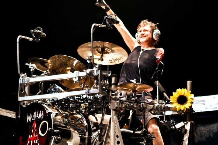 Rick Allen, Def Leppard drummer. Rick Allen, Def Leppard drummer.
